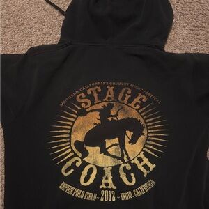 Stagecoach Black Hoodie